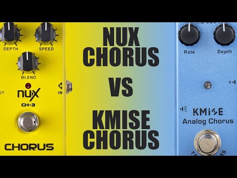 NUX CH-3 Chorus VS KMISE Chorus (cheap chorus comparison)