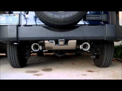 2013 JK stock exhaust vs Dynomax axle-back performance exhaust 39528