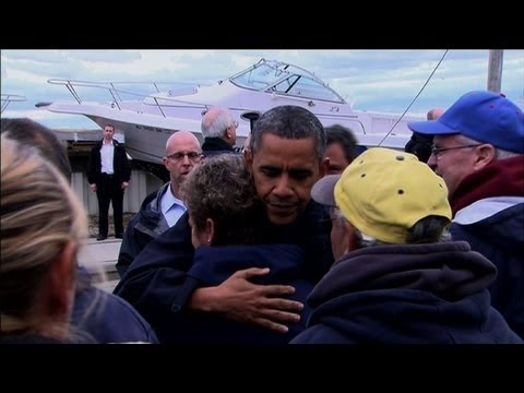Obama vows to stand with superstorm Sandy victims