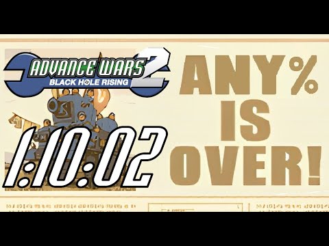 Advance Wars 2: Black Hole Rising - Any% speedrun in 1:10:02