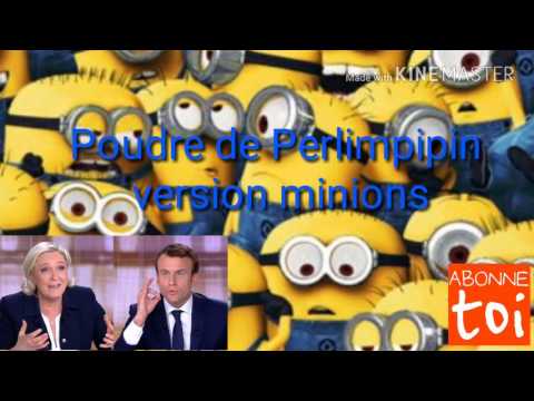 La poudre de Perlimpinpin version minions