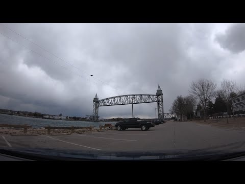 Returning from Tidal Flats Recreation Area -- Snow Squall