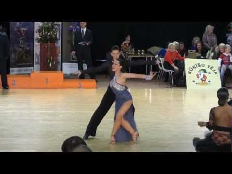 LČ LA 2012 Youth Edgars Gabidulins - Darja Snurnicina 1.8fin rumba