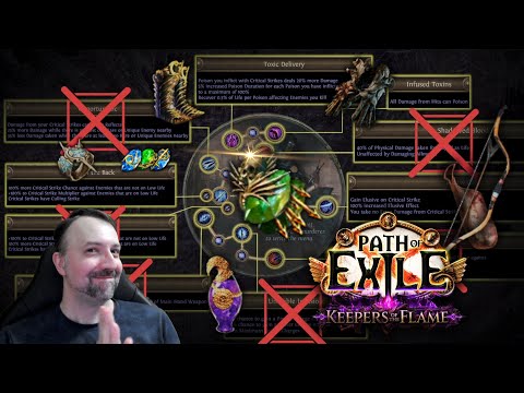 [PoE 3.27] Bow Cast-on-Crit Poison Detonate Dead Assassin - FIRST LOOK (and my league starter)