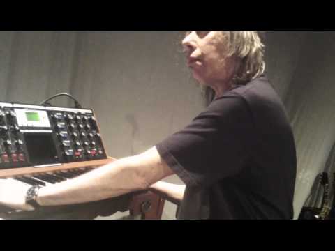 Adam Holzman's rig on tour with Steven Wilson 2 of 2