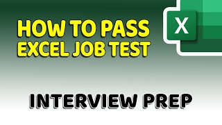 How To Pass Microsoft Excel Test - Get ready for the Interview