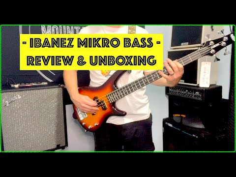 Ibanez miKro Bass Guitar Honest Review, & Unboxing - Model: GSRM20BS