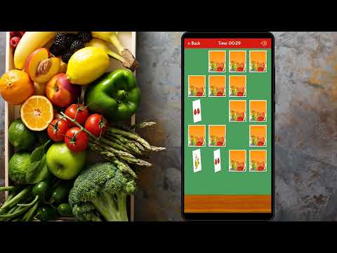 Memory Game: Fruits & Veggies