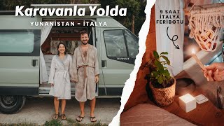Karavanda Bir Yol Günü ve 9 Saatlik İtalya Feribotu - Relaxing Travel Video