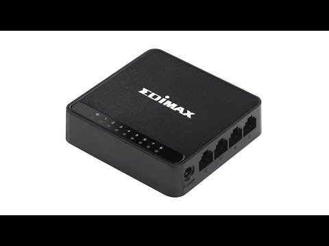 Šakotuvas Edimax Switch ES-5500G V3 Nevaldomas, Stalinis kompiuteris, 1 Gbps (RJ-45) jungtys kiekis 5, Maitinimo tipas Vienvietis video