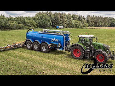 KUMM Technik KTR / KTX Tridem-Ausbringfass | FENDT 936 Vario Traktor | KUMM Technik KTS