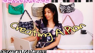 Starting A Small Business Selling Handmade Bags: Studio Vlog #1 Creating A Plan (with Tips)