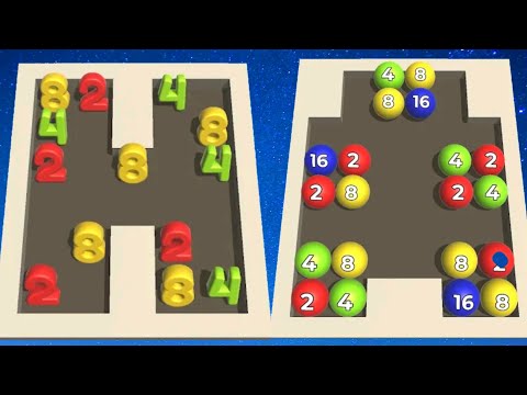 Merge Cubes 2048 - (Level Up Cube Number) Max Level