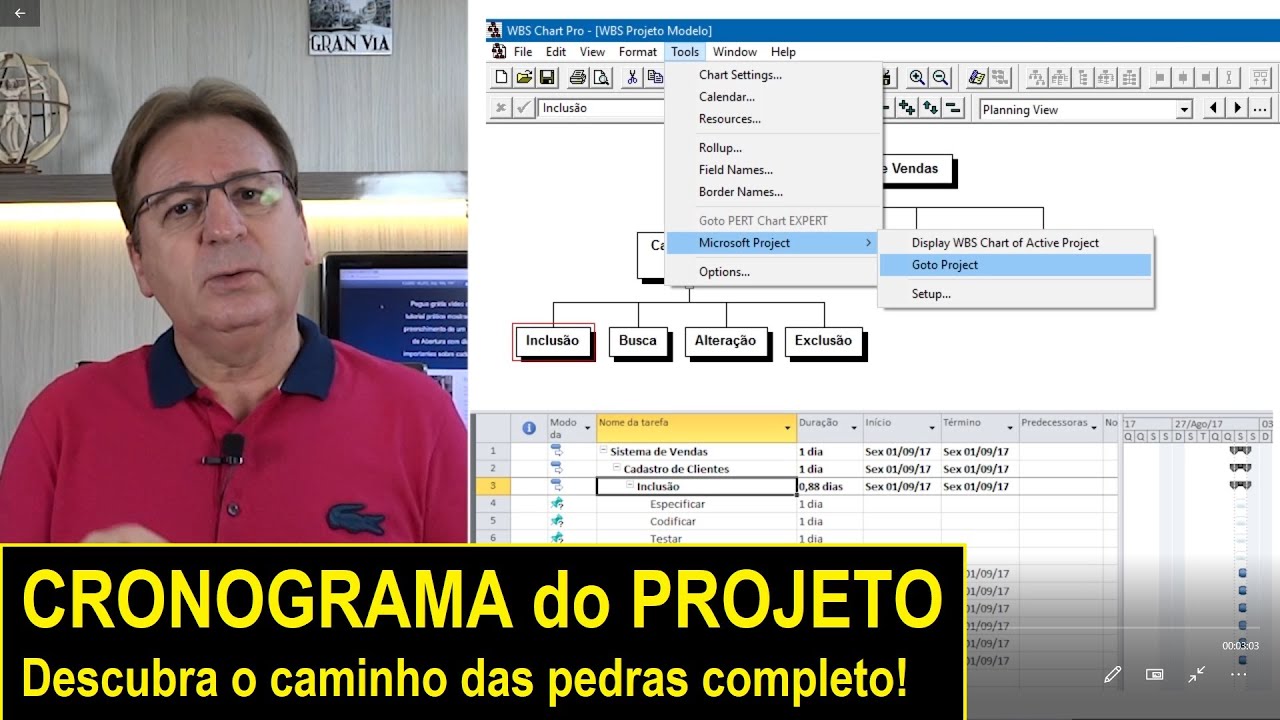 Como elaborar o CRONOGRAMA DO PROJETO na prática - Parte 1