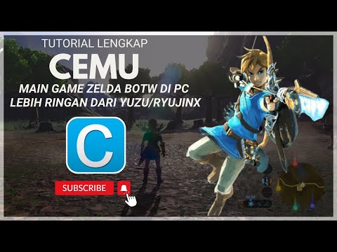 Main Zelda botw 4k 60fps di pc/laptop | Cemu emulator 2025