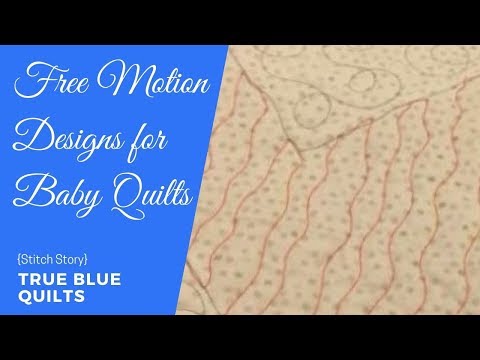 Make a cuddly quilt with easy free motion designs