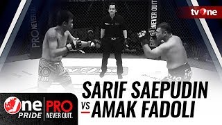 Download lagu [HD] Sarif Saepudin vs Amak Fadoli - One Pride Pro Never Quit #20 mp3