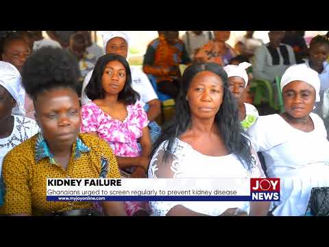 Kidney failure: Ghanaians urged to screen regularly to prevent kidney disease