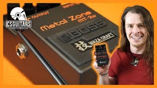 Video thumbnail for Boss MT-2W Metal Zone | MIJ Waza Craft Brutality by Science of Loud