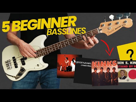 5 Beginner Bass Lines - with Tabs