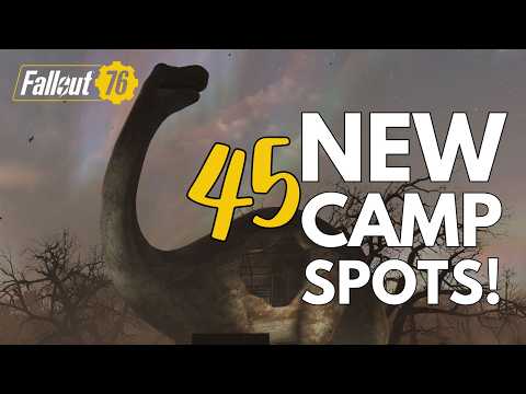 45 NEW CAMP Locations in Burning Springs on Fallout 76 2025