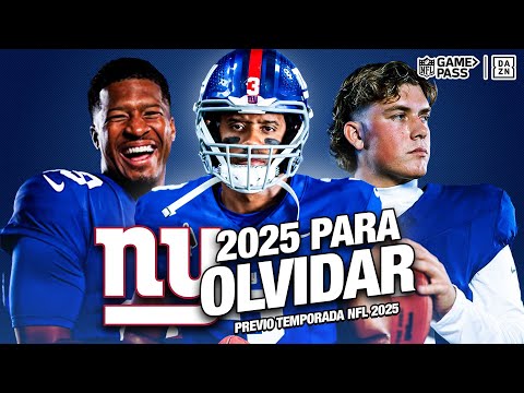 Todo sobre los NEW YORK GIANTS para la temporada NFL 2025
