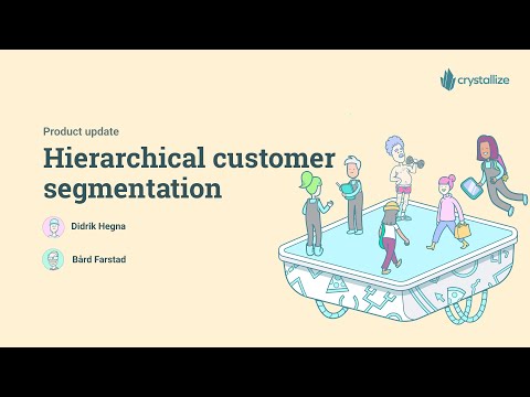 Hierarchical customer segmentation in Crystallize