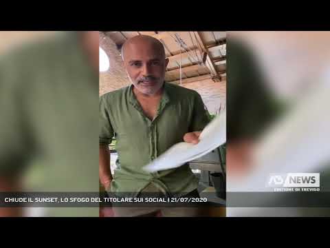 CHIUDE IL SUNSET, LO SFOGO DEL TITOLARE SUI SOCIAL | 21/07/2020