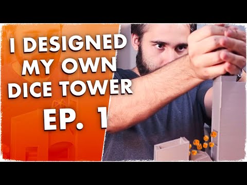 🎲 3D PRINTING DICE TOWER | Design Process | Ep. 1