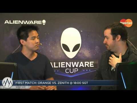 LIVE Alienware Cup - Orange vs Zenith @ 18 SGT (12 CEST) then Tongfu vs LGD.int @ 21 SGT (15 CEST)