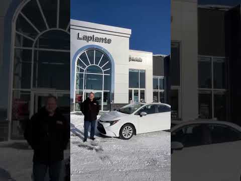 2024 Toyota Corolla LE CVT in White for sale at Laplante Chrysler Dodge Jeep Ram Inc in Embrun, ON