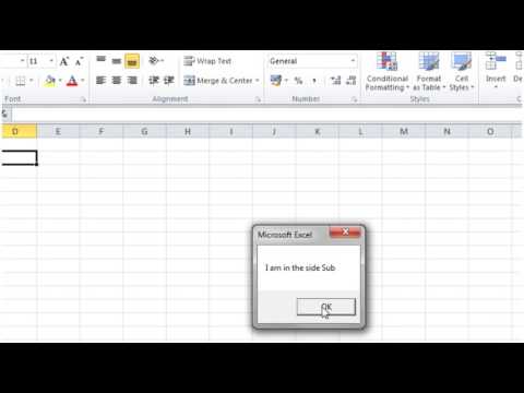 Excel 2010 VBA Tutorial 29   Calling Other Functions