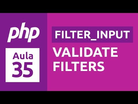 PHP 7 Course - Lesson 35 - Validations (Validate Filters)