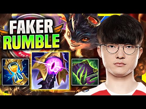 FAKER TRIES NEW RUMBLE CHANGES! - T1 Faker Plays Rumble Mid vs Sylas! | Season 11