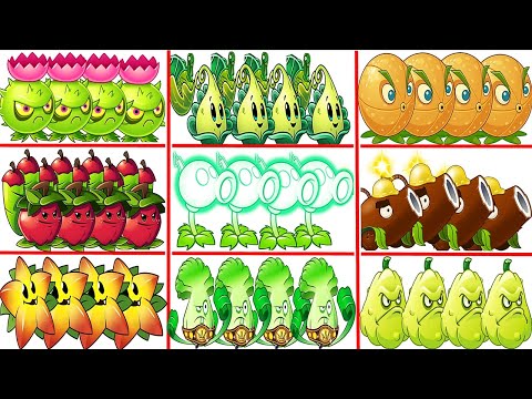 Plants vs Zombies 2: 9 Super Random Plants Battlez! (No Plant Food) Who Is The Best?