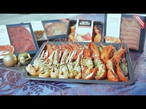 Ricette Grand Krust - Gamberi, scampi e astice alla piastra