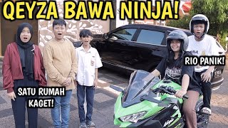 Download lagu SATU RUMAH KAGET LIAT QEYZA BISA BAWA MOTOR NINJA mp3