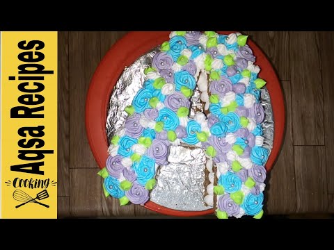 Alphabet Cake Recipe /Birthday  Special/ Healthy/ How to make at home by Aqsa Recipes