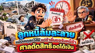 EP.177 ลูกหนี้ล้มละลาย แม้มีเหตุสุดวิสัย แต่ถ้ายื่นขอรับหนี้ช้า ศาลตัดสิทธิอดได้เงิน