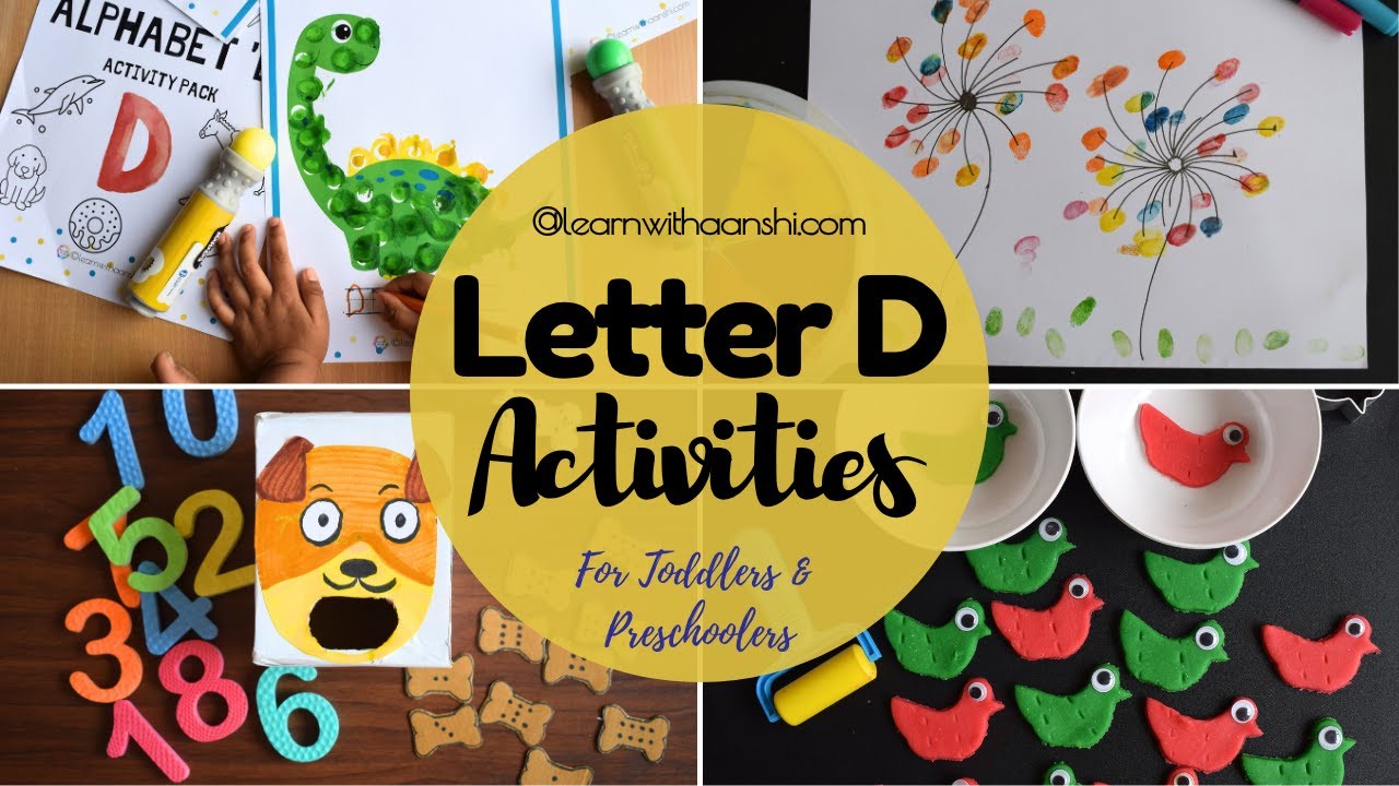 21 Amazing Letter D Activities for Toddlers & Preschool | Letter D (Letter of the Week Series)