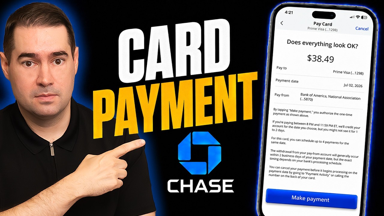 How to Make a Credit Card Payment on Chase