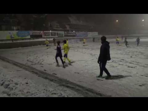 API CUP ZAKOPANE 2017-11-17: Fragment meczu FC Wrocław Academy - FK Lokomotiva Trnava (2:0)