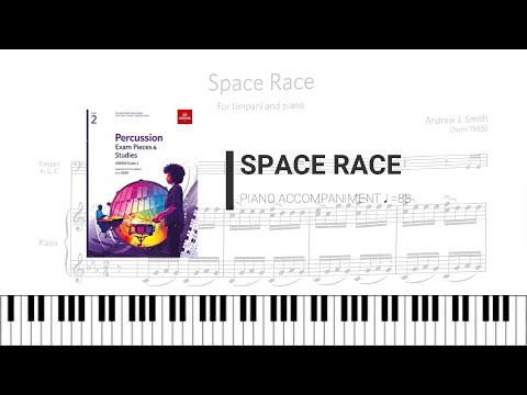 ABRSM G2 Percussion 2020 (B3) Space Race - Andrew J. Smith