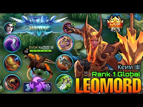 MVP 15,3 Point + MANIAC Leomord Unstoppable Gameplay - Top 1 Global Leomord by Kєทท ㈮ -Mobile Legend