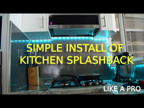 How to install aluminium Kitchen Splashback like a pro | Simple Renovation Tips