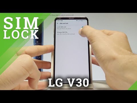How to Set Up SIM Lock on LG V30 - Activate PIN / Change PIN Protection |HardReset.Info