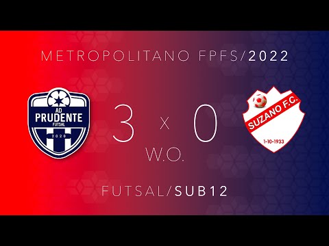 AD Prudenrte 3 x 0 Suzano FC  - WO -  Metropolitano FPFS - sub12 - 02/04/2022