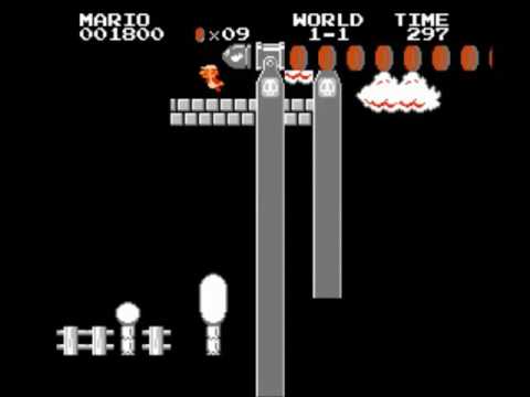 Super Mario Bros (FDS): 256W - World 104-1 / Glitch level 7E
