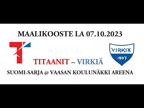 Maalikooste 7.10.2023: Titaanit – Virkiä @ Vaasan Koulunäkki Areena