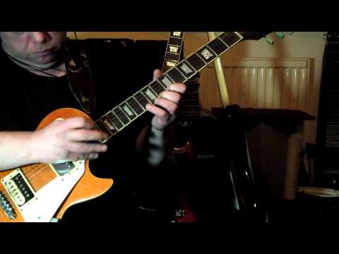 Gary moore style slow atmospheric solo improv